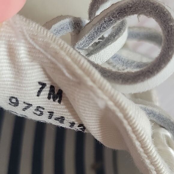 Sperry Cream Canvas Top Sider Slides Size 7 - Picture 8 of 9